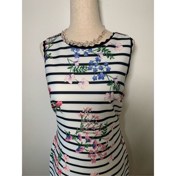 Tommy Hilfiger white floral dress size 8 - Picture 2 of 5